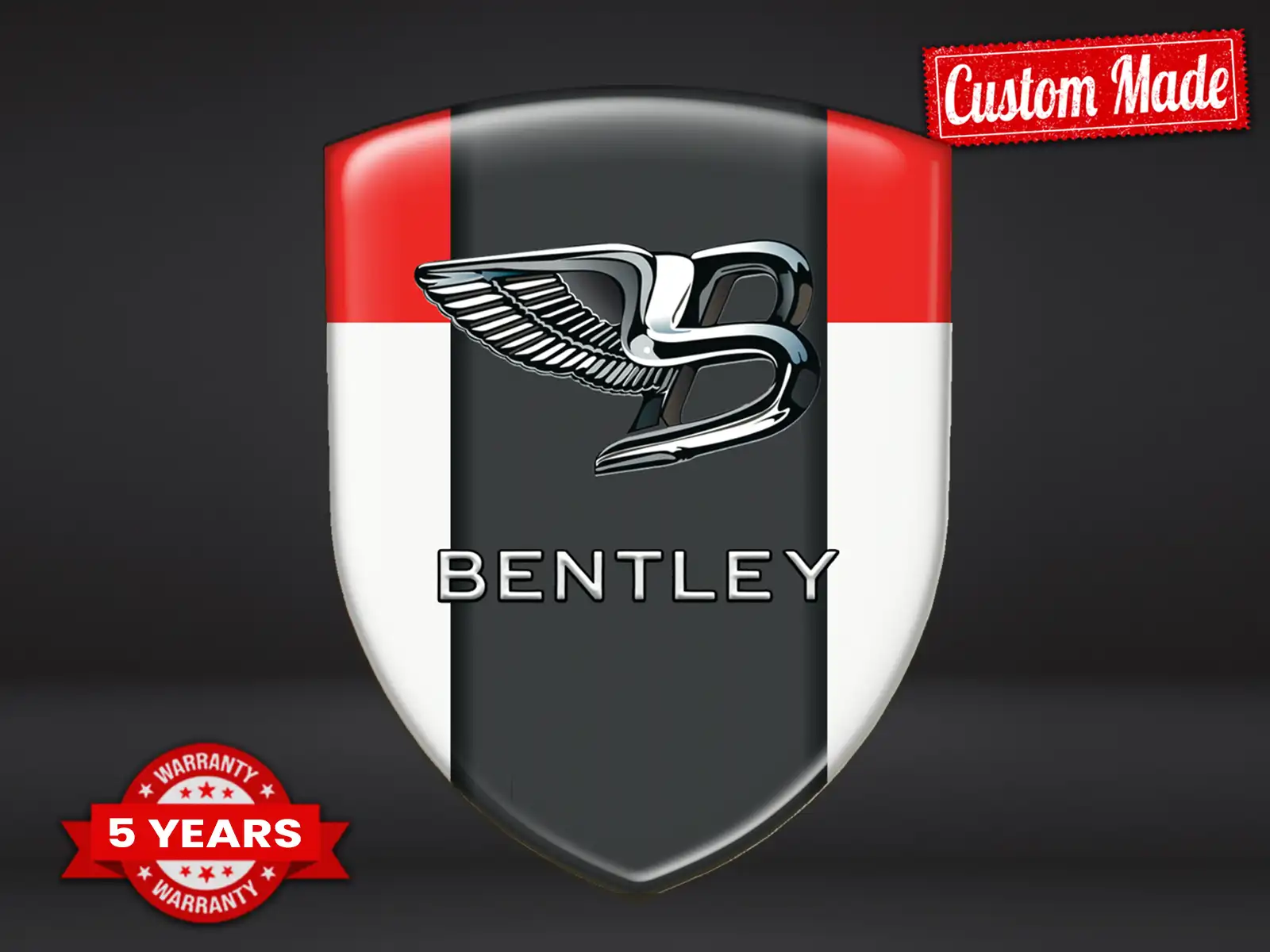 Bentley Adesivi Logo Stampati Chic Max Pro Durevoli